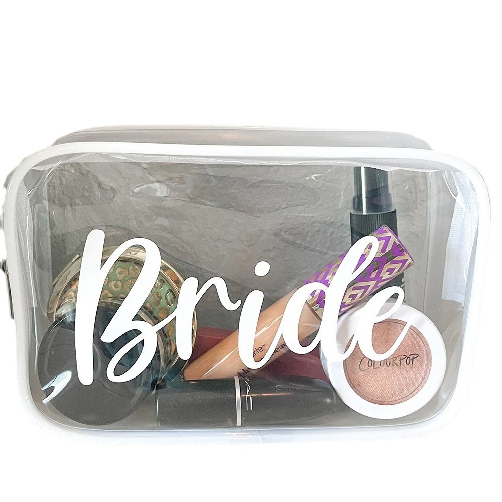 Custom Transparent Toiletry Zipper Bag
